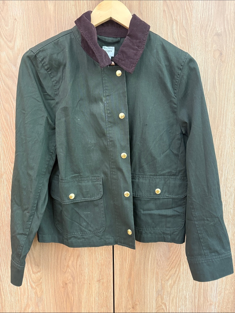 Jcrew cropped barn coat